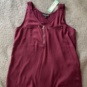 Fortune and Ivy zip up tank